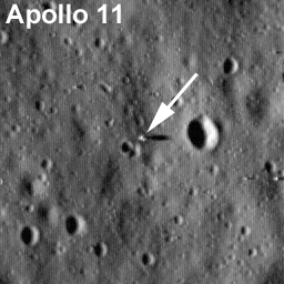 Apollo 11 lunar module, Eagle.